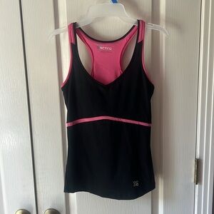 E5 Actra Pink and Black Sports Tank